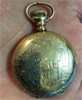 Antique 1894 Elgin Illinois 6s Pocket Watch Runs