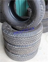 4 Bridgestone Dueller A/T Tires, LT265/70R17