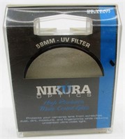 Nikura 58mm Camera UV Filter