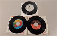 Three 7" Records Incl. Elton John