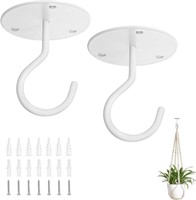 Mkono Ceiling Hooks 2-Pack (White)