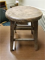 (2) Wooden stool