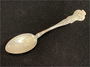 Sterling Silver Souvenir Spoon Decatur IL 18g