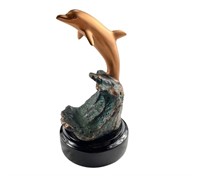 DONJO SIGNED DOLPHIN SCULPTURE!!