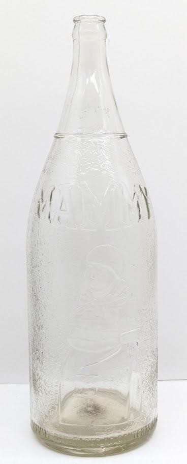 Mammy Large Glass Bottle
