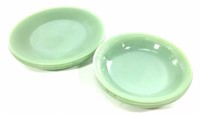 (6pc) Vintage Jadeite Plates & Bowls, Fire King