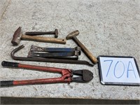 Hammers, Bolt Cutters, Pry Bars