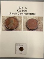 1924-D Key Date Lincoln Cent