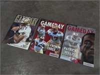 3x GameDay San Francisco 49er Magazines