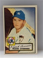 1952 Topps Frank Overmire #155