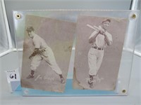 1930's/1940's Joe Page & Andy Pafko Cabinet Cards