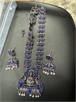 Necklace and earrings