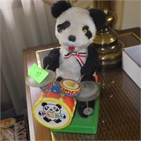 VINTAGE SON AI TOY PANDA DRUMMER TOY (UNTESTED)