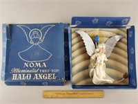 Vintage Noma Illuminated Tree Top Angel