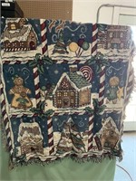 Christmas throw blanket