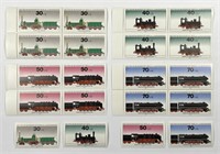 GERMANY: 1975 Locomotive Set Blocks + Singles