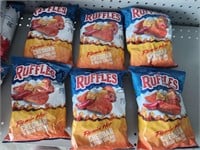 (6) Ruffles Flamin' Hot Cheddar & Sour Cream Chips