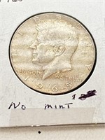 1965 Half Dollar No Miny