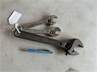 (3 PCS) ADJUSTABLE OPEN END WRENCHES