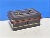 Small Metal Lock Box - No Key