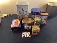 Lot of Assorted Tins