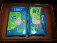 2 PACKS BREEZE MAXIPADS