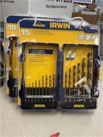 Irwin 15 Pc Metal Drill Bit Set x 2
