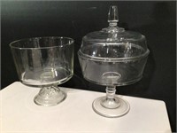 Bryce Higby Compote As Found & Trifle Bowl Glass