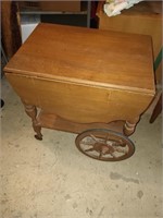 Tea Cart 25x18x28" folds out to 41"