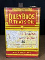 Riley Bros That's Oil Burlington, IOWA 1 Gal Can