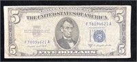 1953 B $5 Silver Certificate