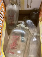 ISALY'S AND OTHER MILK BOTTLES