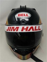 Jim Hall racing motorcycle helmet