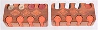 Set of Matching Wooden Poker Chip Sets