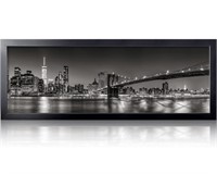 Annecy 12x36 Picture Frame Black