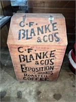 C.F. Blanke & Cos Coffee wooden box