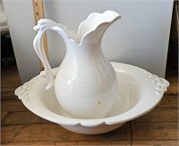 Haeger Pitcher and Bowl