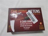 Exploding Kittens card game