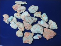 Turquoise Stabilized Rough Nuggets 240g