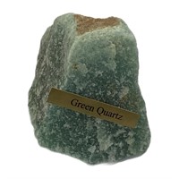 Natural Rough Cut Green Quartz