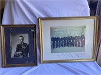 Framed & signed Air Force photographs