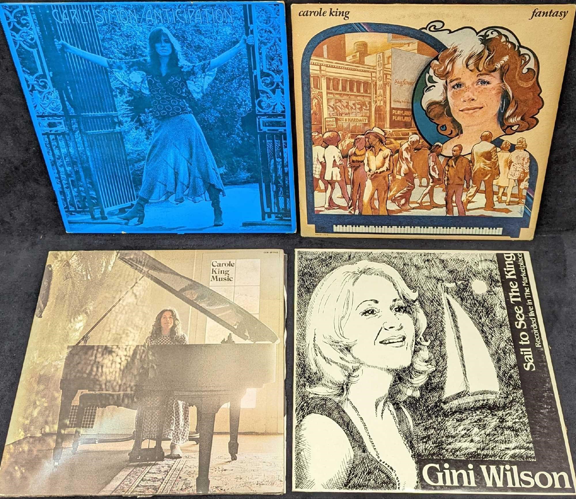 Vintage 1970s Women Artist Vinyl Records