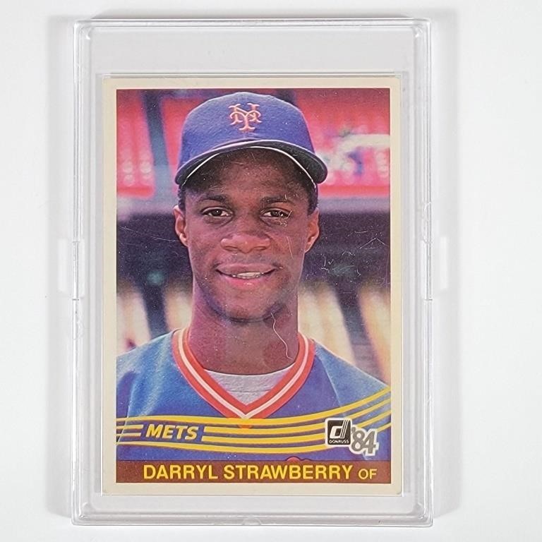 1984 Donruss Darryl Strawberry N.Y. Mets Card