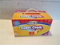 ROSE ART 52 PCS SUPER CHALK-WASHABLE