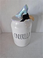 Rae Dunn Disney Cinderella Slipper Container