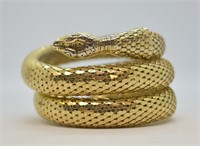 Vintage Snake Arm-Cuff  Bracelet