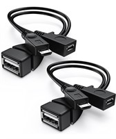 2X 2-IN-1 MICRO USB OTG CABLE ADAPTER WPOWER CABLE