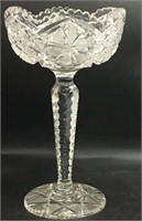 Cut Glass Footed Compote