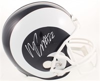 Autographed Marcus Peters Rams Full Size Helmet