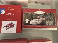 2 PC STAR TREK HALLMARK ORNAMENTS